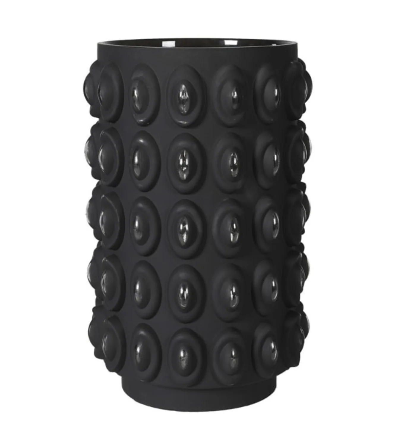 Black Bobble Glass Vase - Image 4