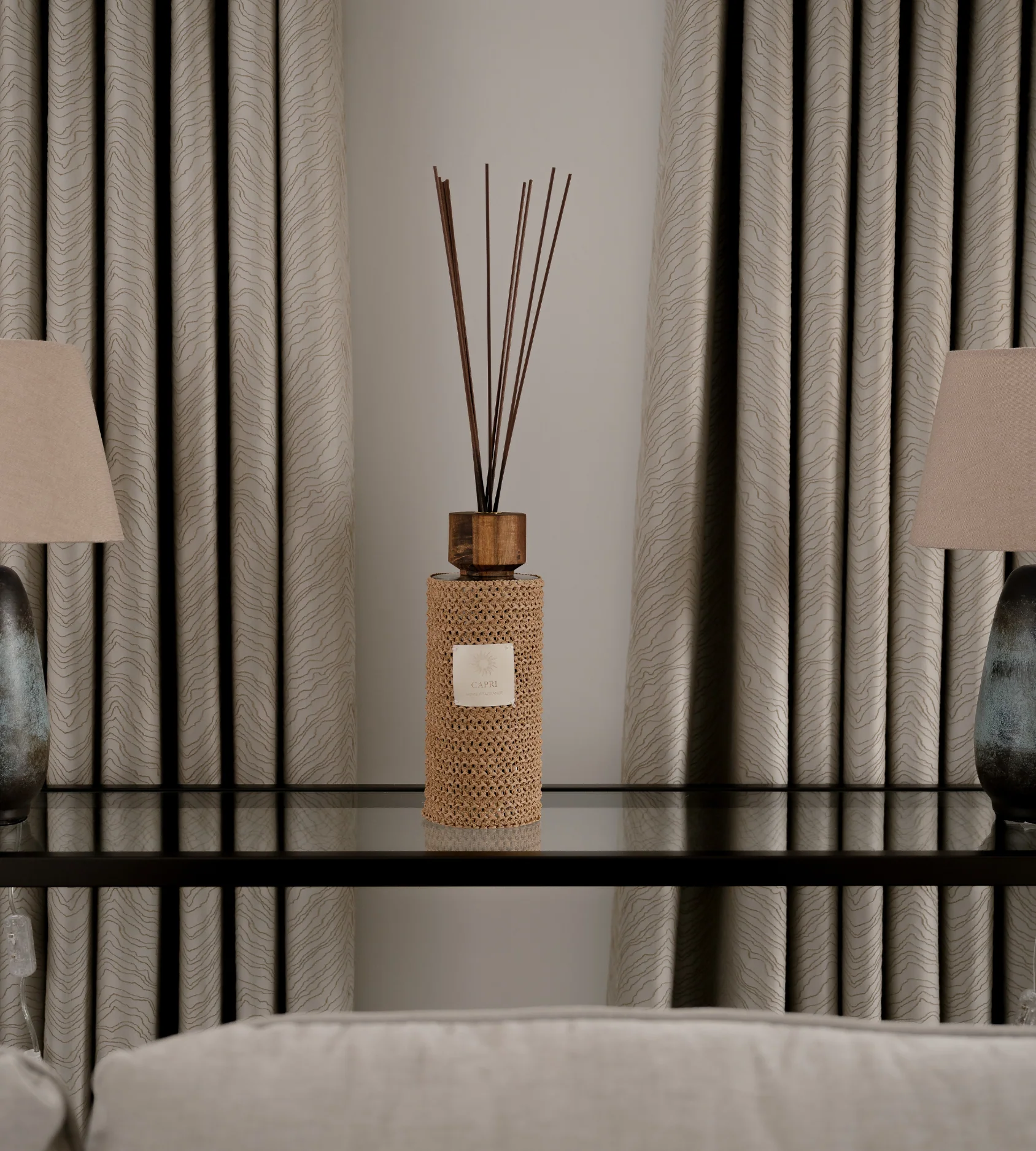 Capri Woven Brown Reed Diffuser - Image 3