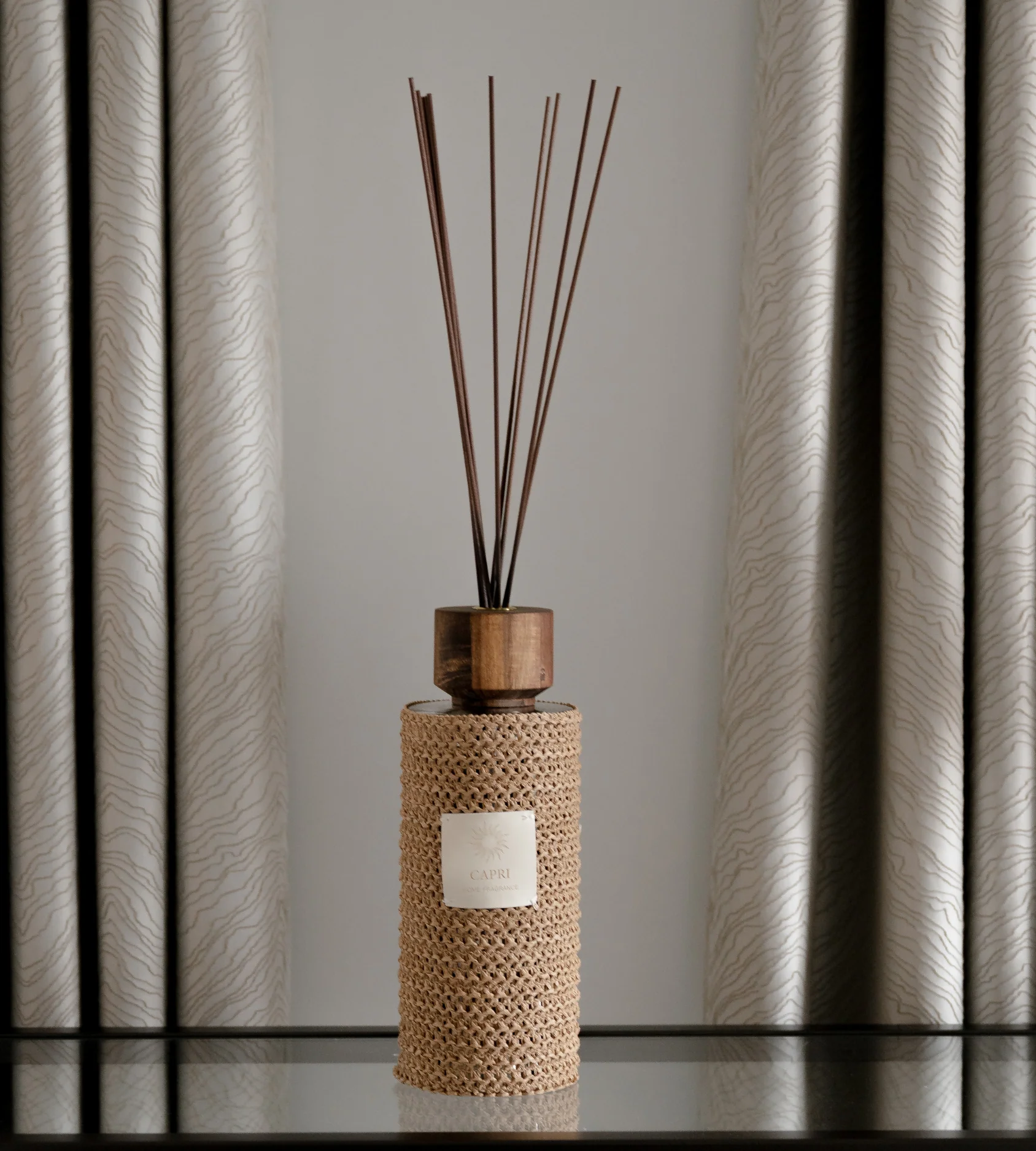 Capri Woven Brown Reed Diffuser - Image 4