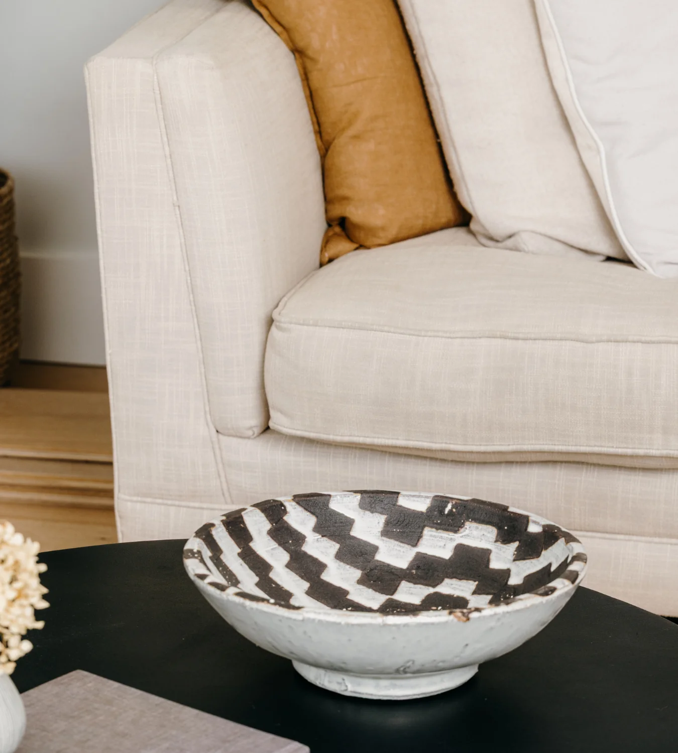 Checker Ceramic Bowl