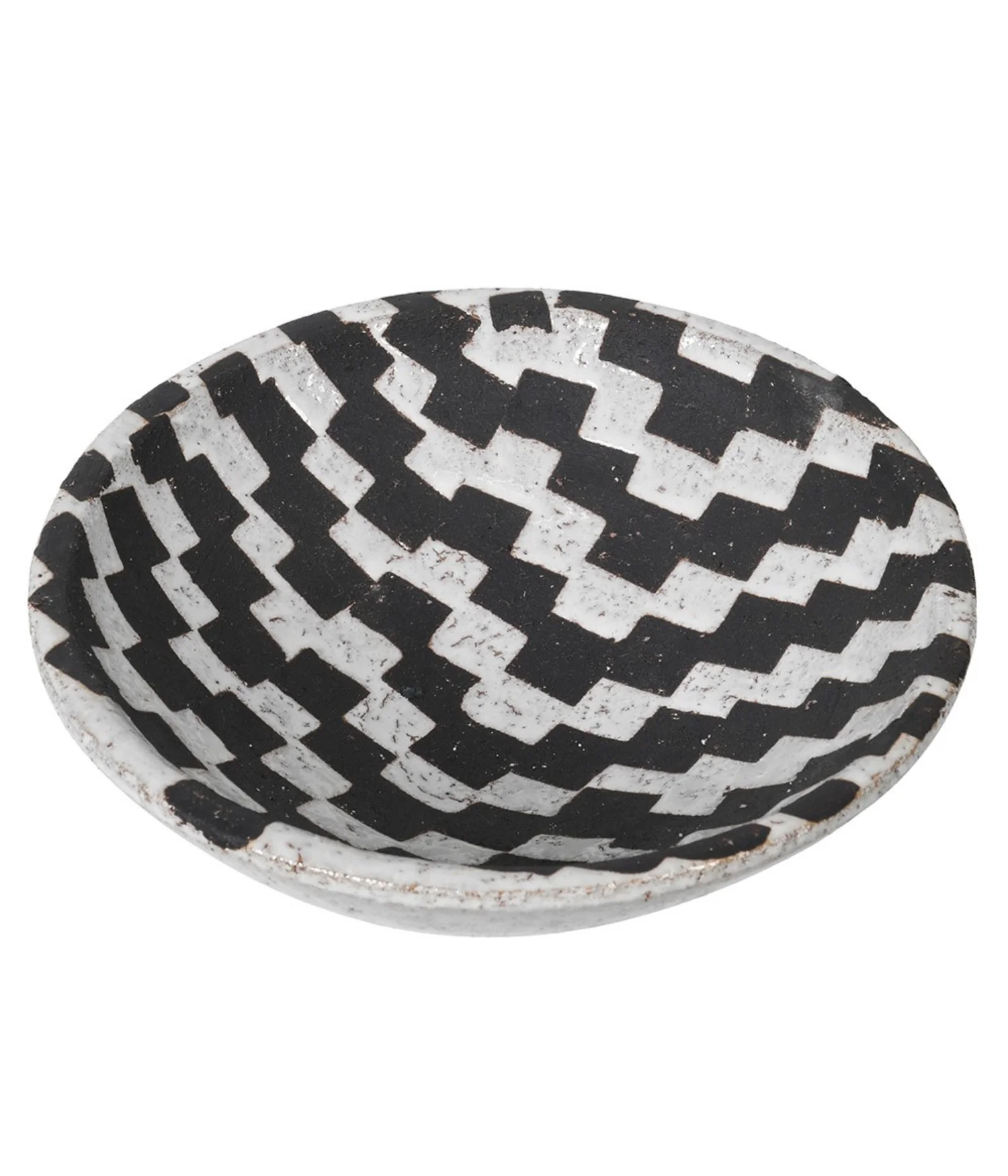 Checker Ceramic Bowl - Image 5