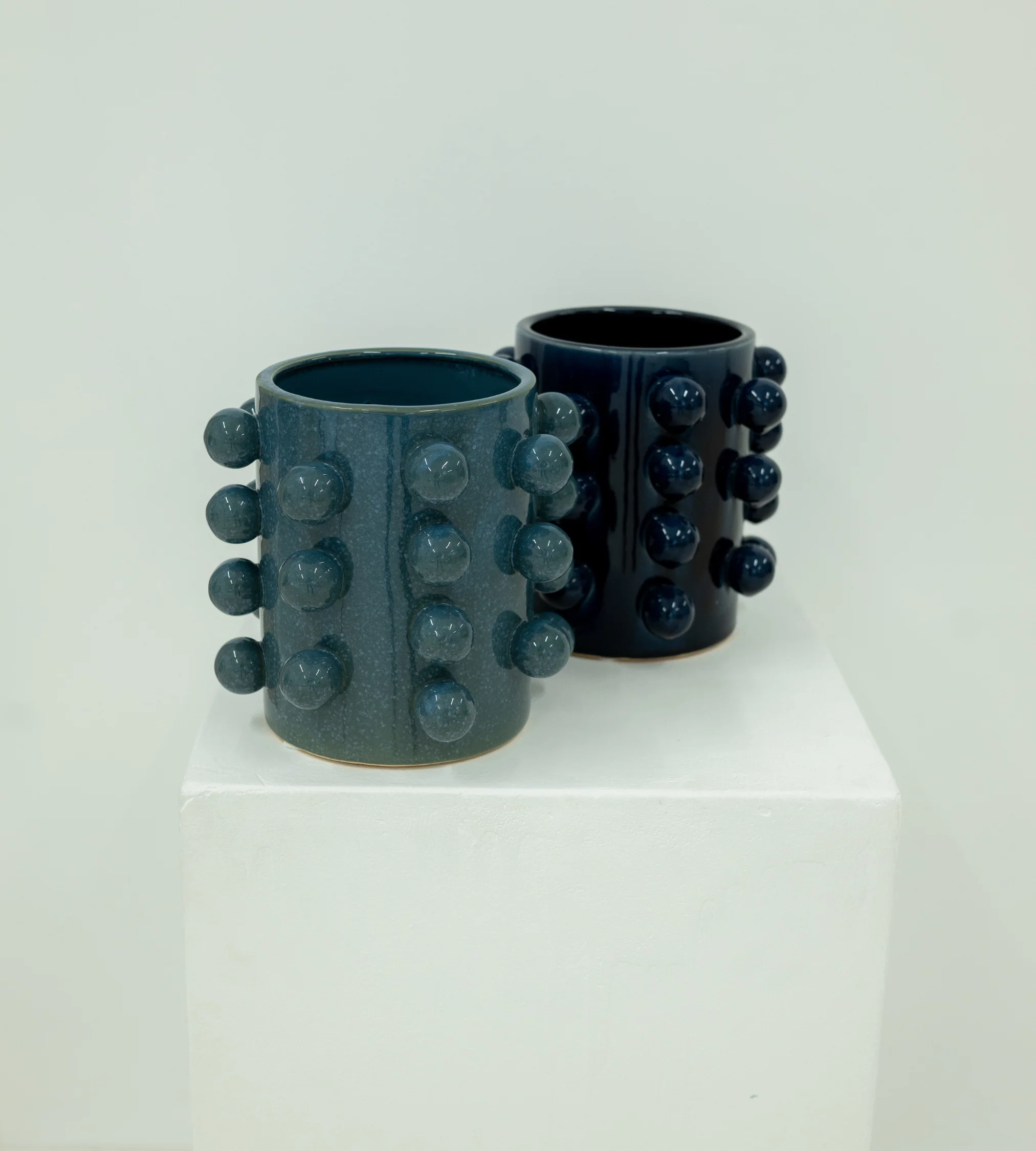 Dark Blue Bobble Vase - Image 3