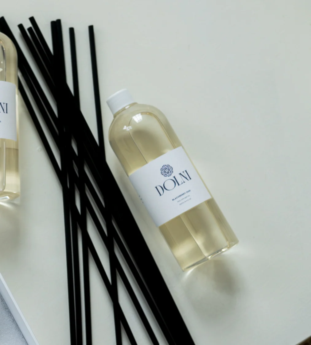 Dolni Blackberry Oud 500ml Reed Diffuser Refill - Image 3