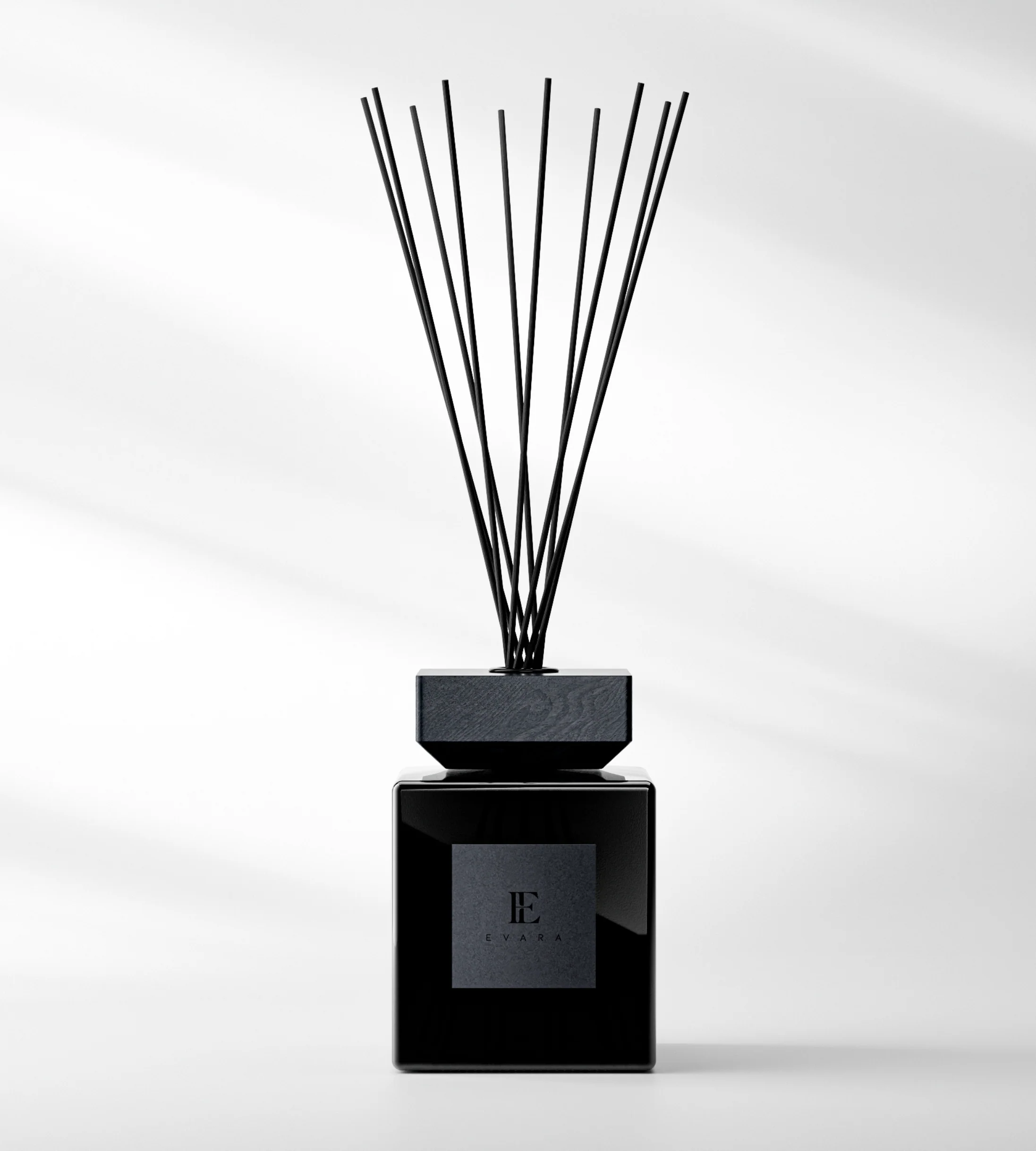 Evara Fresh Fig Solid Black Reed Diffuser Set - 1000ml - Image 10