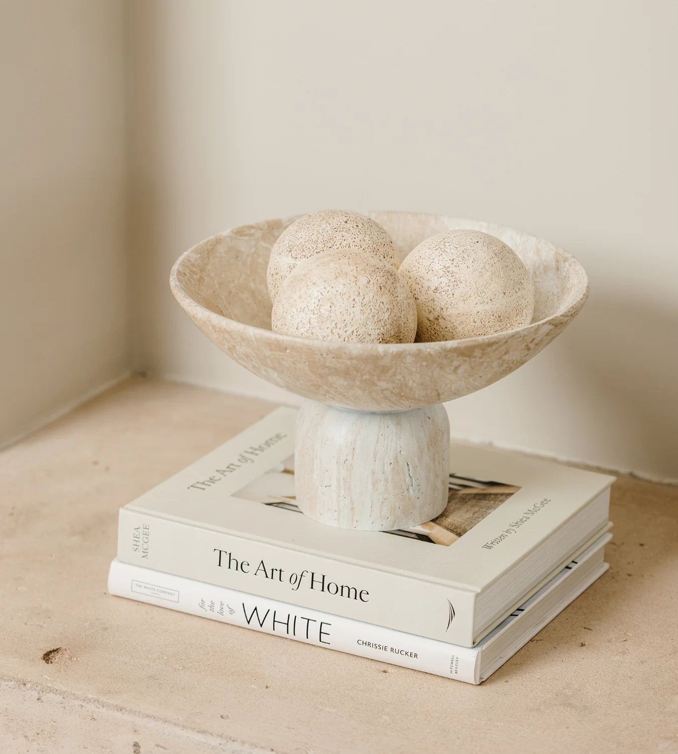 Faux Travertine Ball