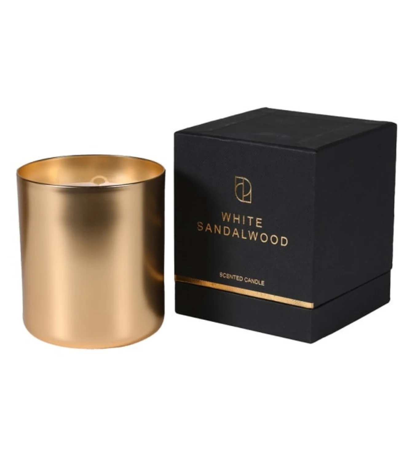 Gold Sandalwood Reed Diffuser & Candle Set - Image 4