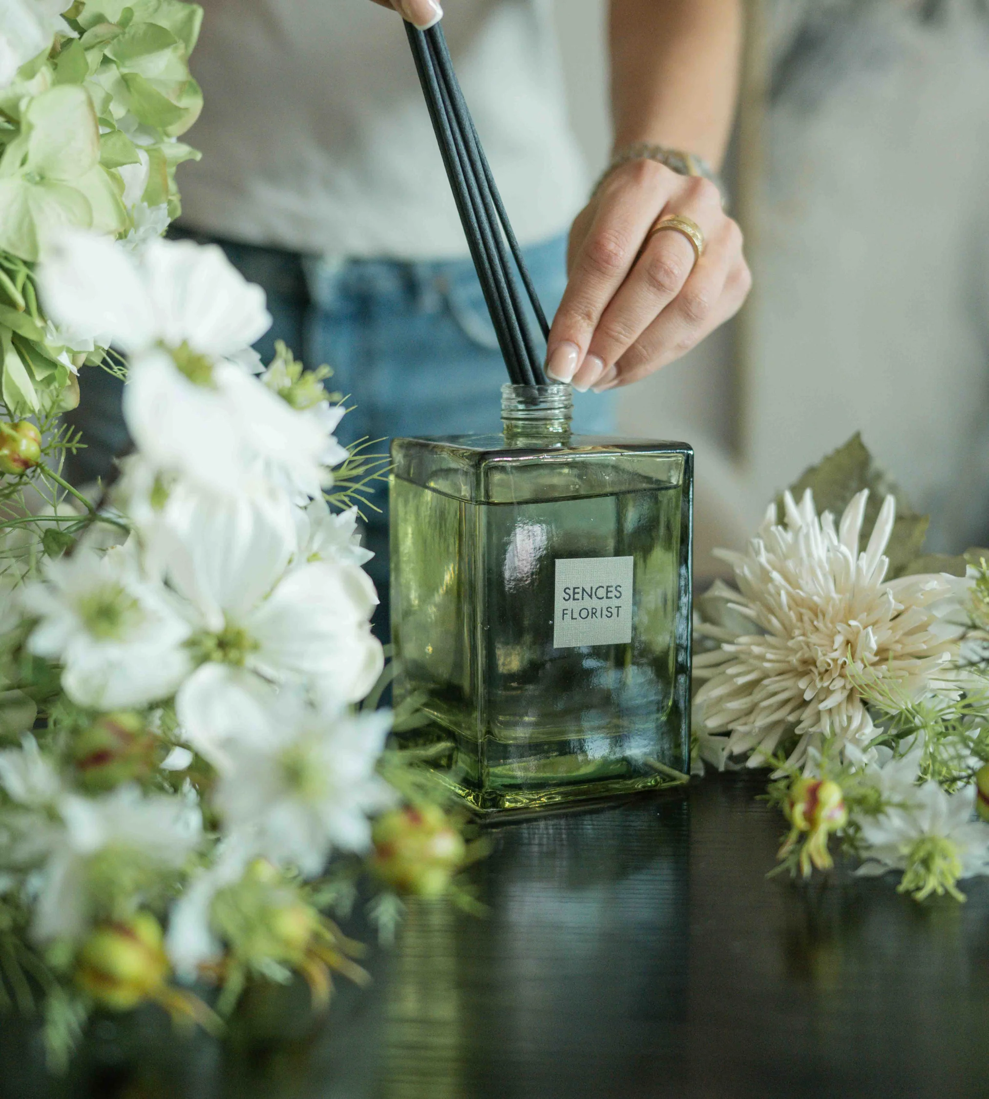 Large Sences Florist Alang Alang Reed Diffuser 500ml - Image 3