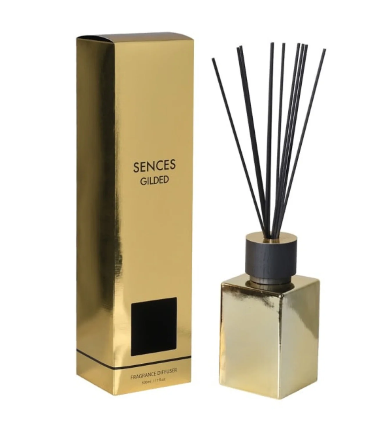 Large Sences Gilded Gold Reed Diffuser 500ml - Image 5