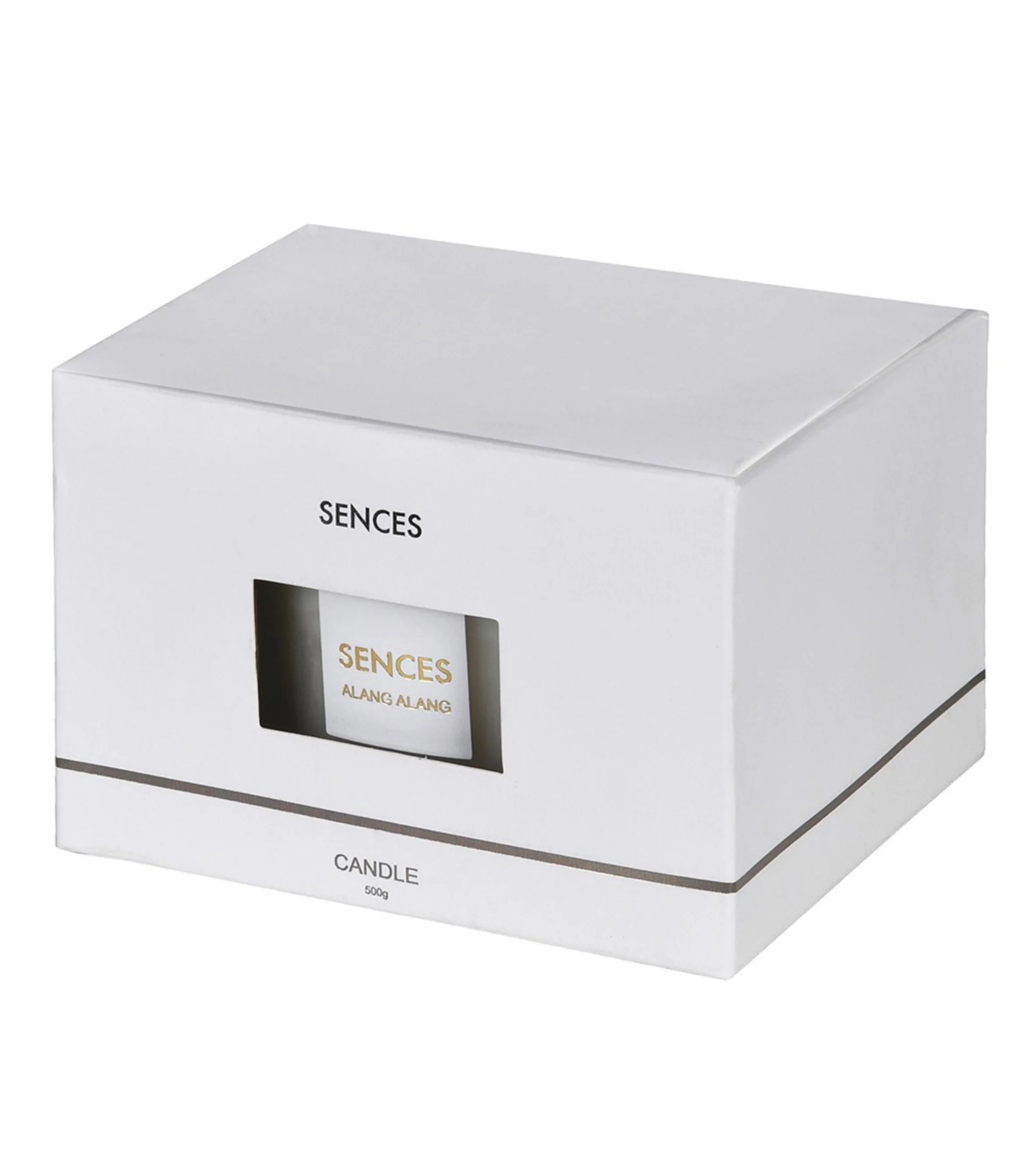 Sences White Alang Alang Lidded 4 Wick Candle - Image 6