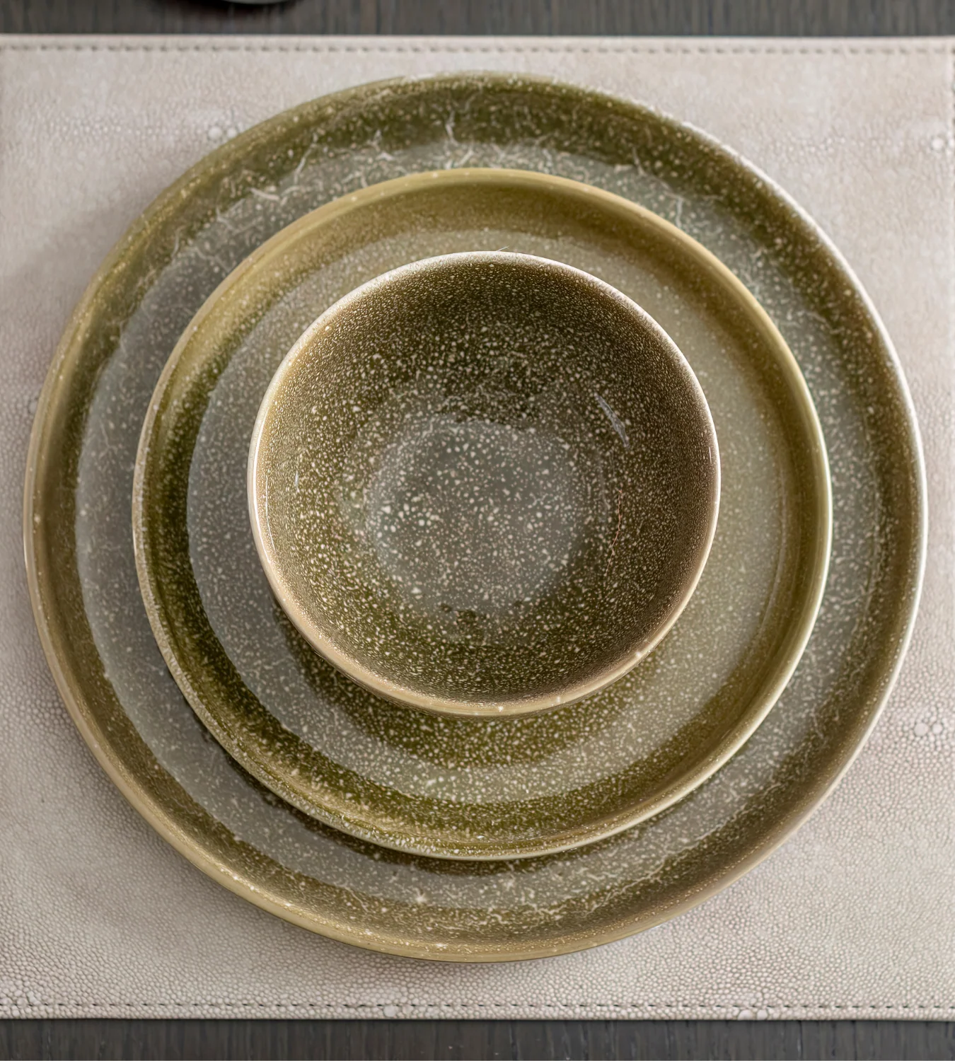 Set of 12 Pujol Ceramic Dinner Set - Image 4