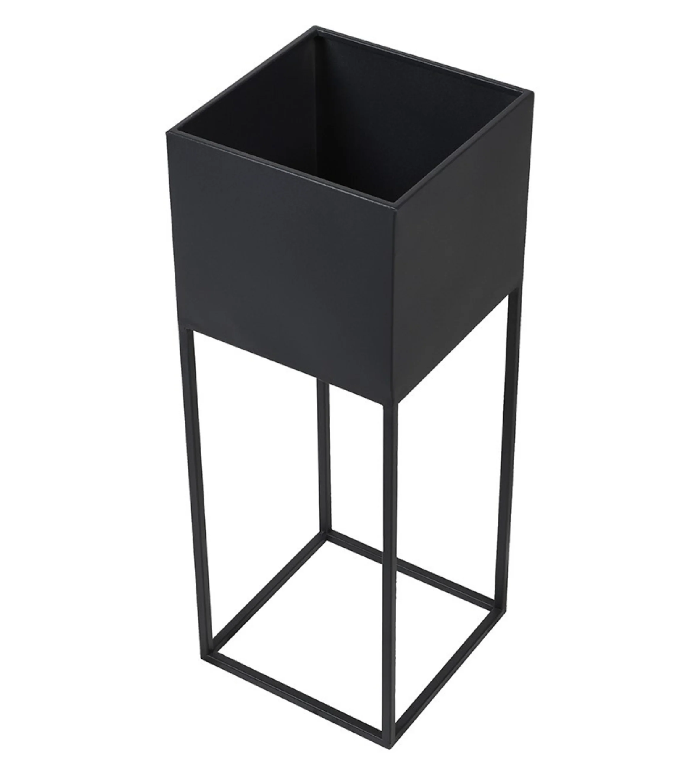Set of 2 Square Planters On Stands - Image 4