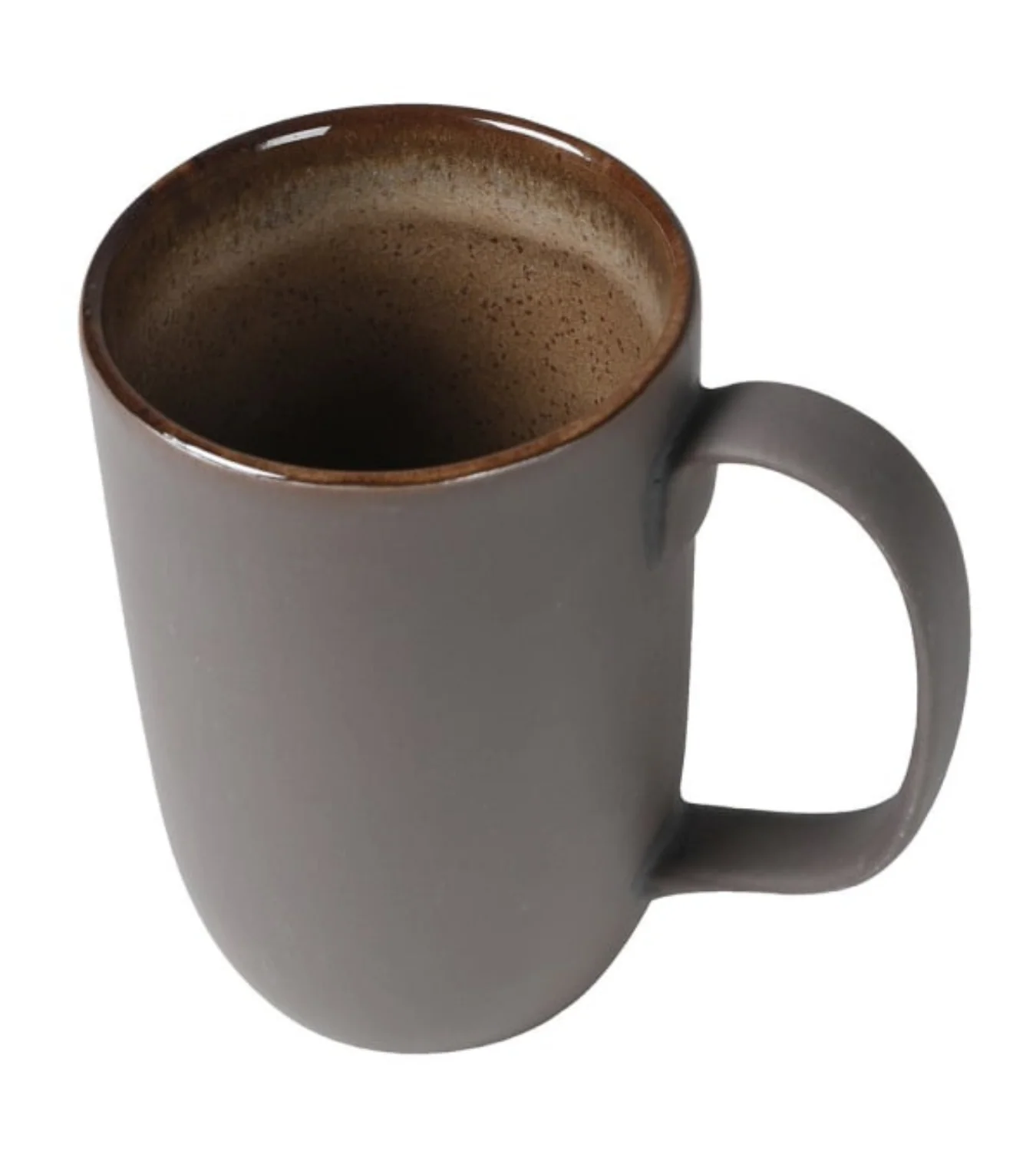 Set of 4 Grey Takiya Stoneware Mugs - Image 6