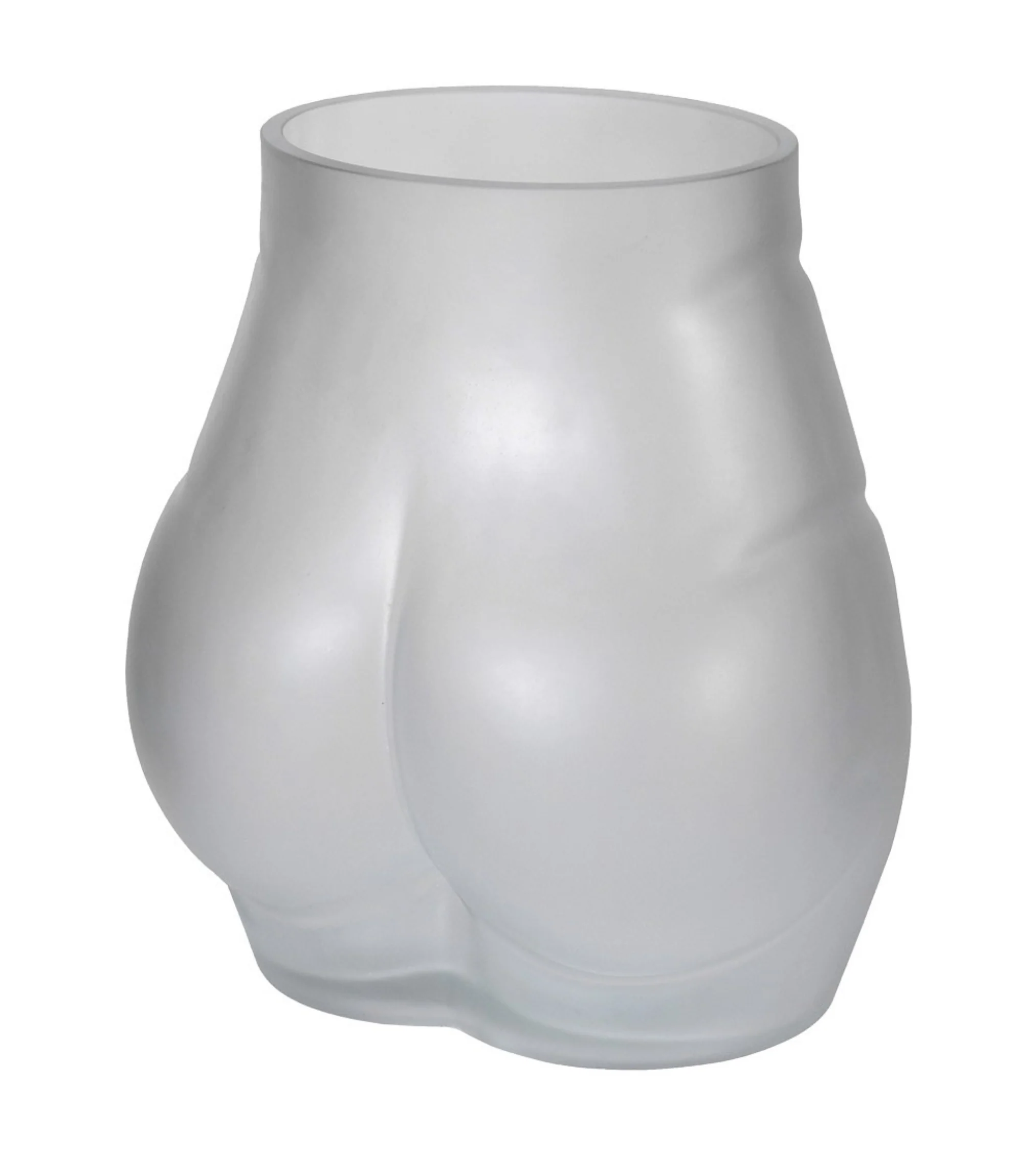 Matt Glass Bum Shaped Vase - Image 4