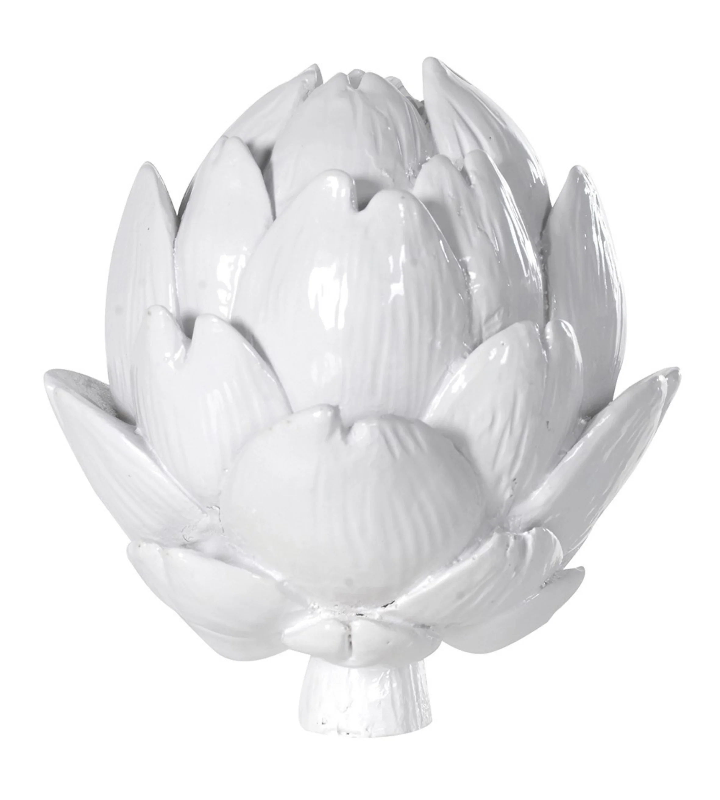 White Artichoke Decorative Ornament - Image 3
